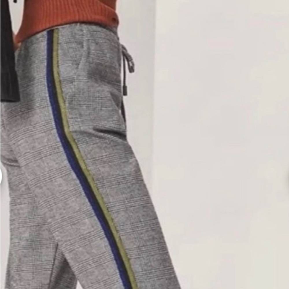 Anthropologie x Maeve Bettie Glen Plaid Tapered Joggers